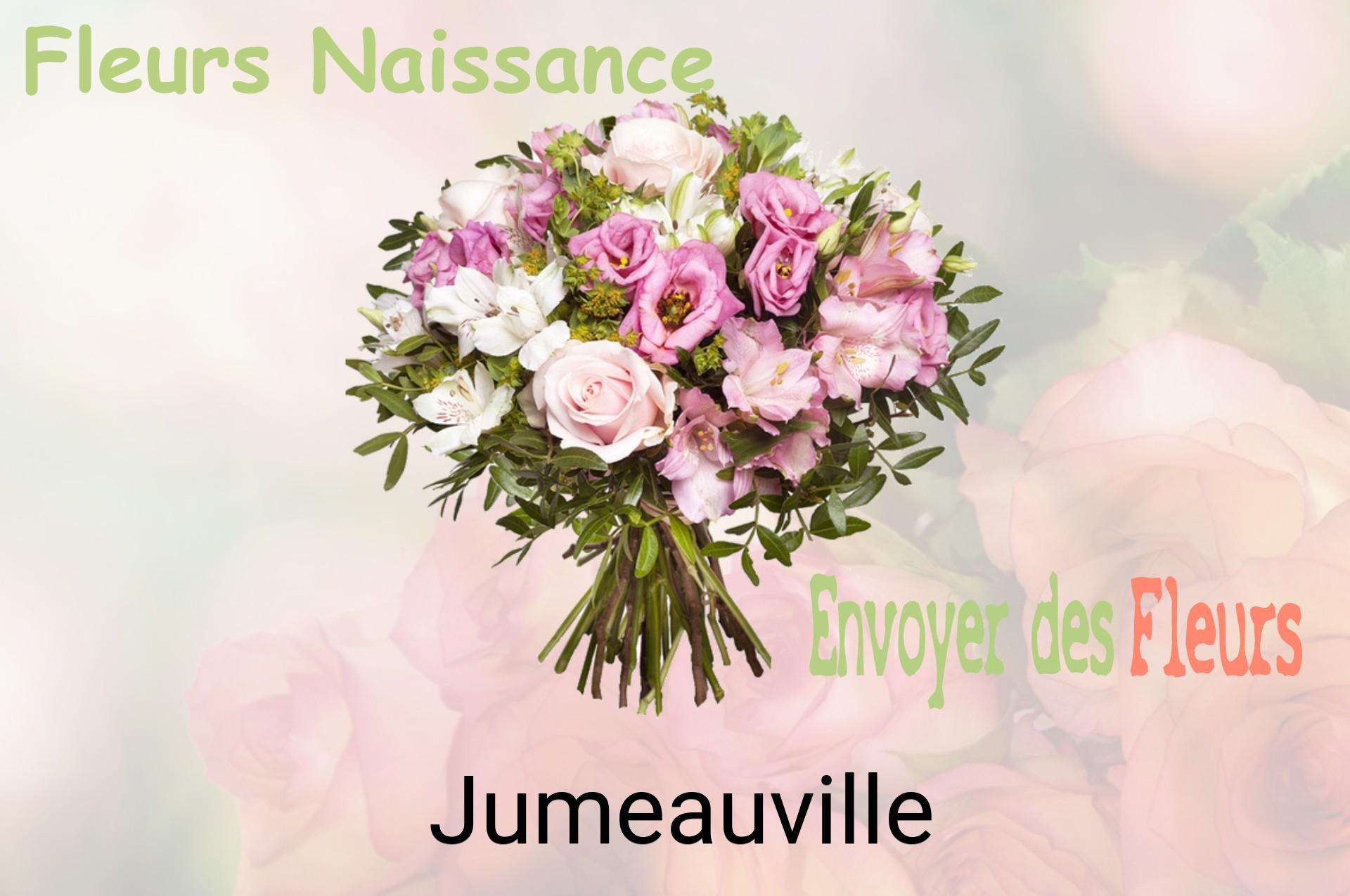 Bouquet de fleurs de naissance livré à Jumeauville